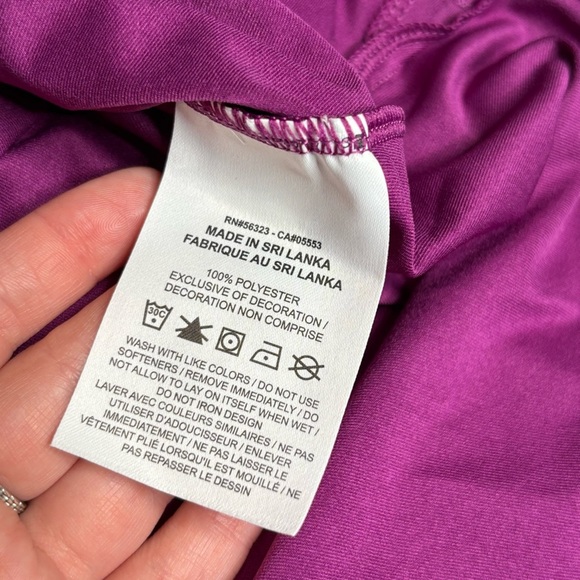 NWT Nike Women's Purple DRI-FIT Athletic Tank Top Size Medium - Picture 5 of 8